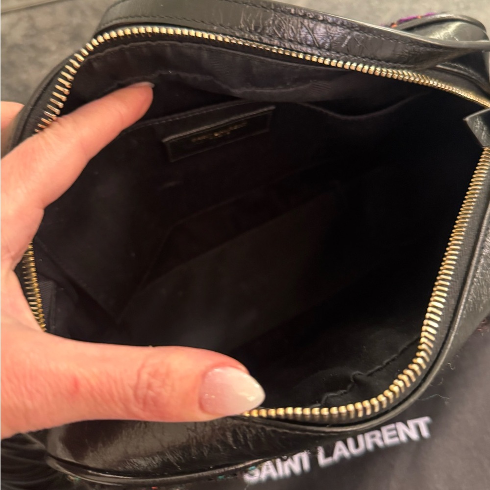 Yves Saint Laurent Tweed Camera Lou Crossbody Bag - Picture 4 of 6